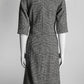 Jil Sander Black/White Houndstooth Dress S/M