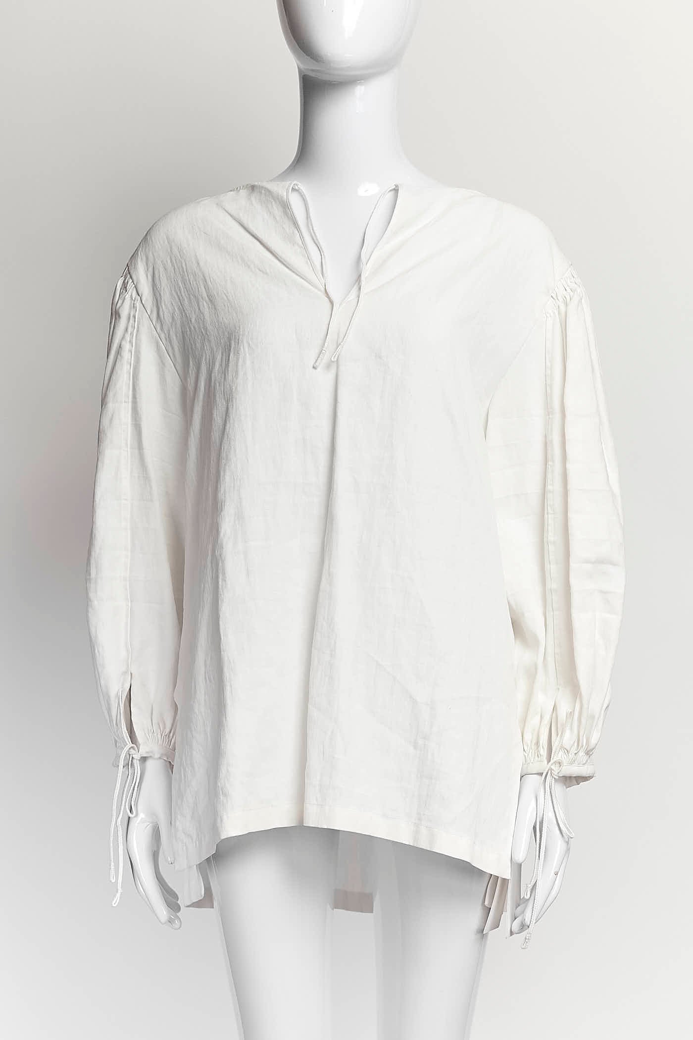 Jil Sander Linen Pigment Coated Blouse 40