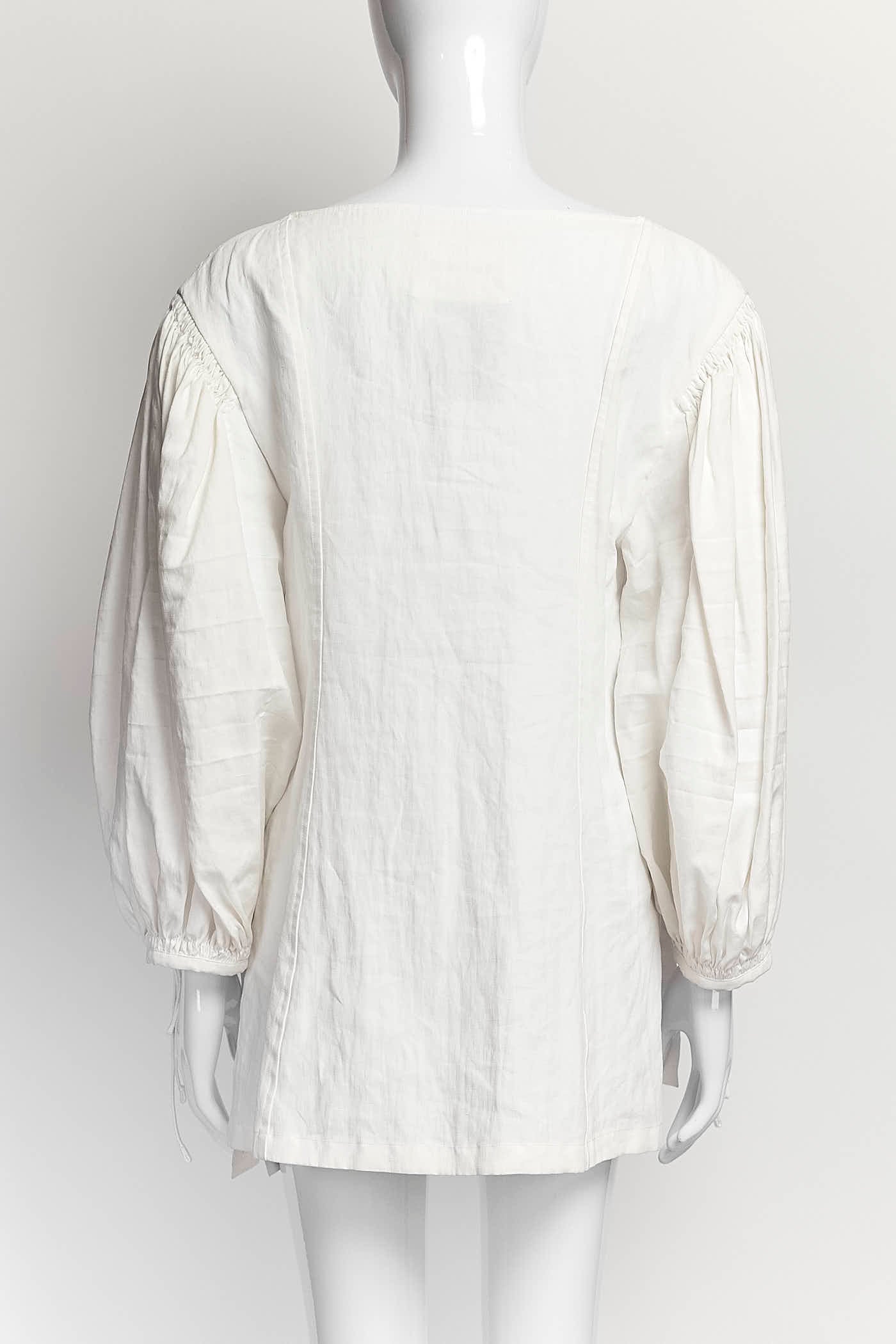 Jil Sander Linen Pigment Coated Blouse 40