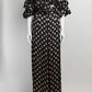 Johanna Ortiz Black/Gold Polk Dot Set XS
