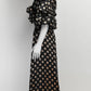 Johanna Ortiz Black/Gold Polk Dot Set XS