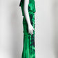Johannan Ortiz Green Tie-Dye Long Dress 4