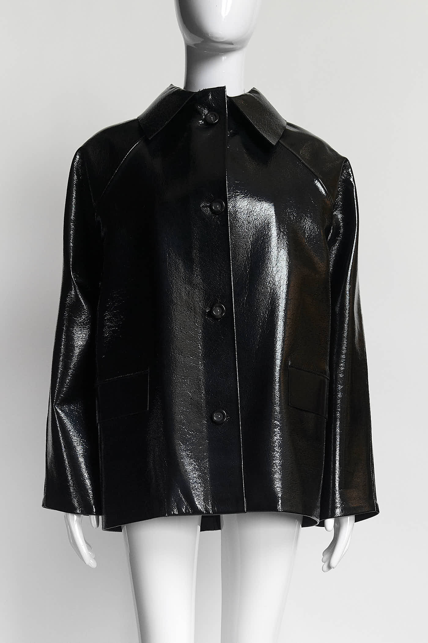 KASSL EDITION BLACK WOOL COAT