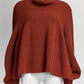 KHAITE Turtleneck Knitted Orange Sweater M
