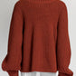 KHAITE Turtleneck Knitted Orange Sweater M