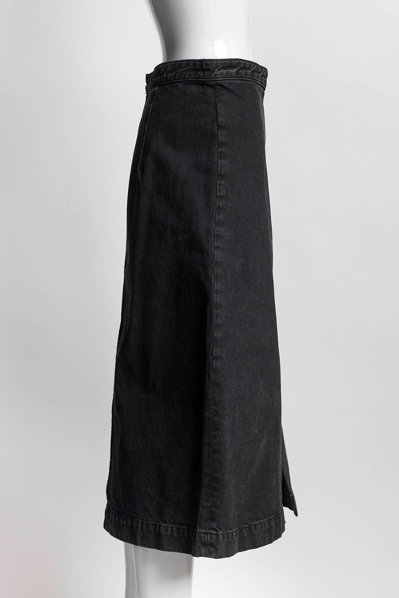 Khaite Black Denim Skirts 27