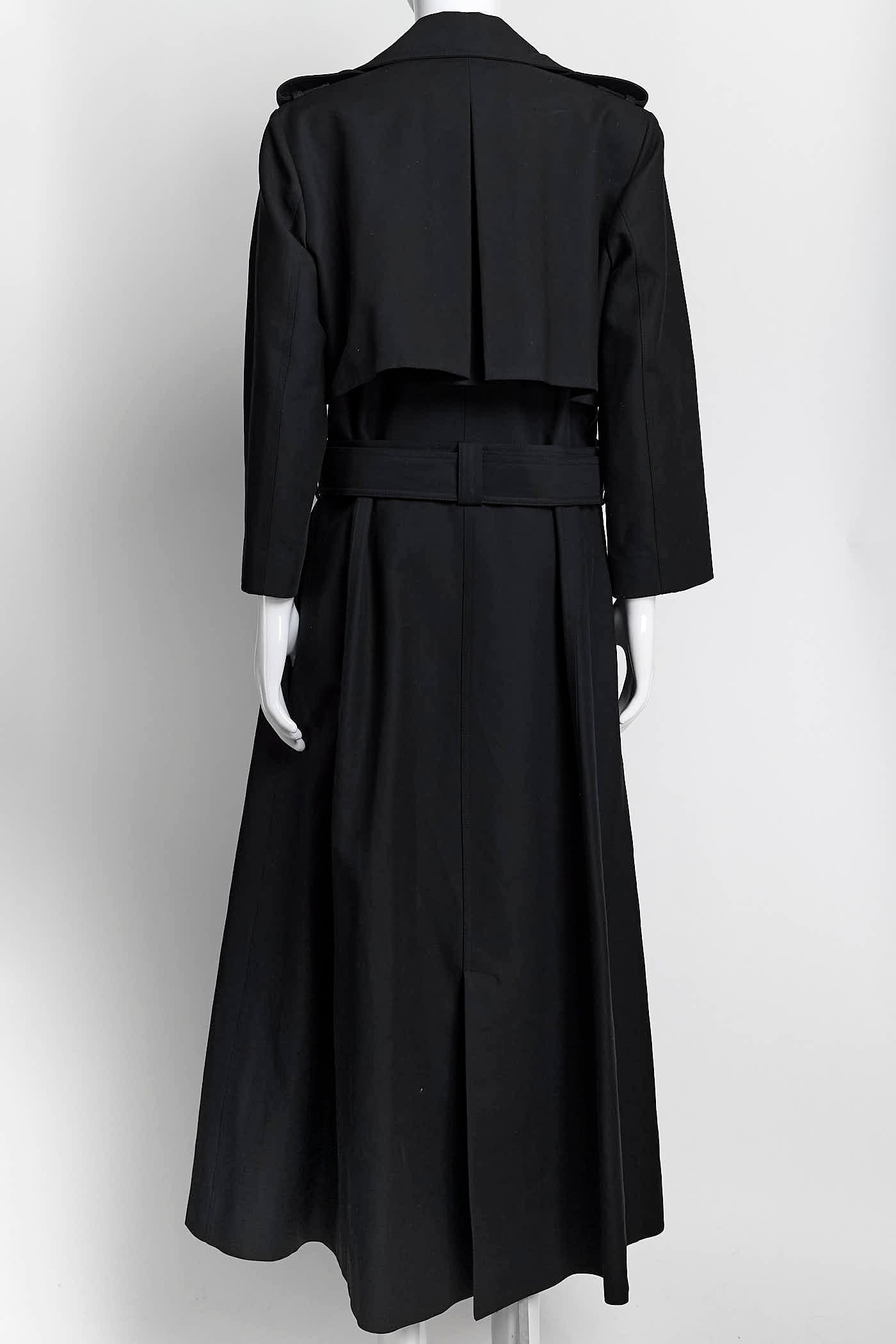 Khaite Black Trench Coat 12