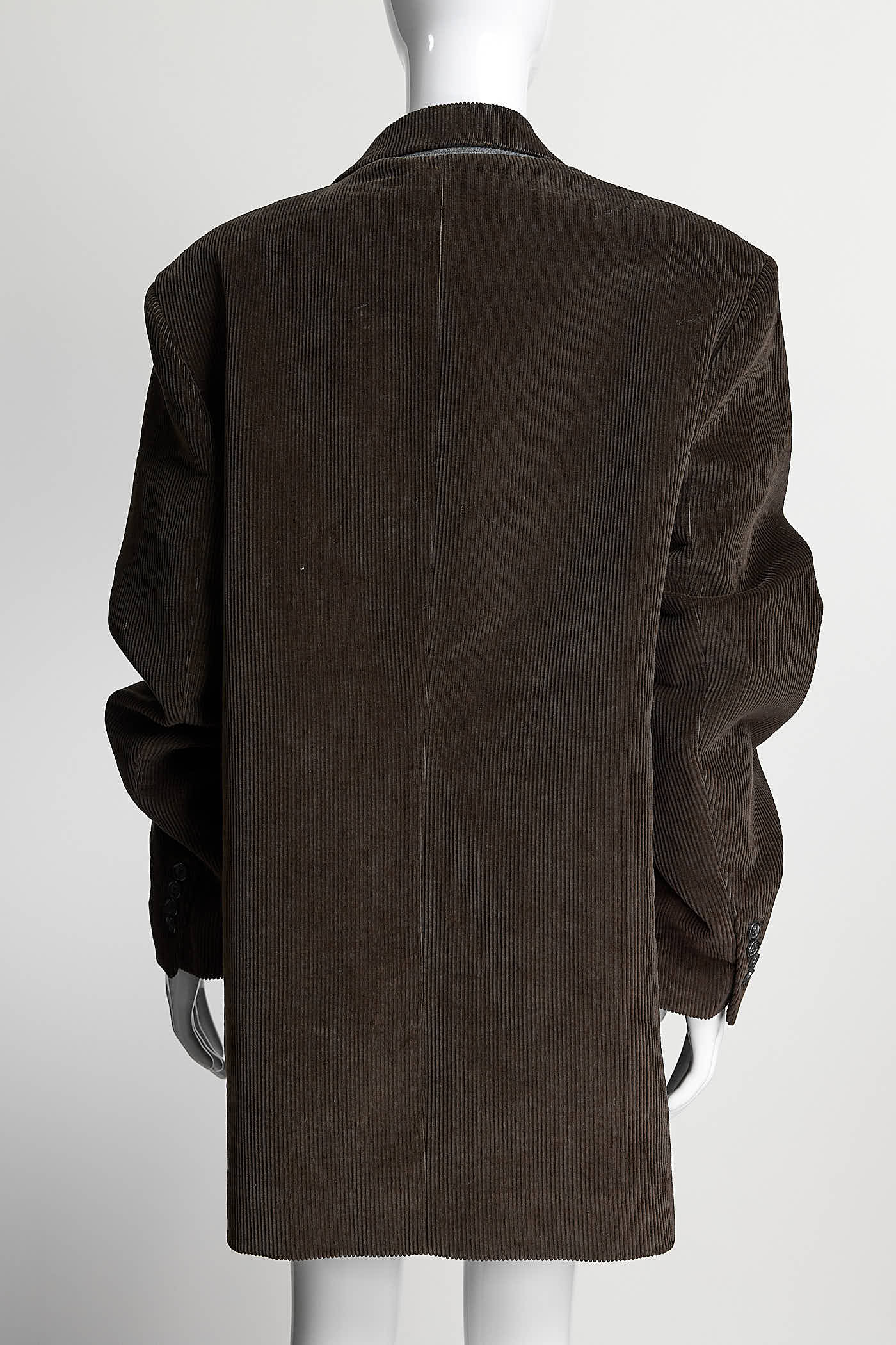 Khaite Brown Corduroy Double Breasted Blazer 12