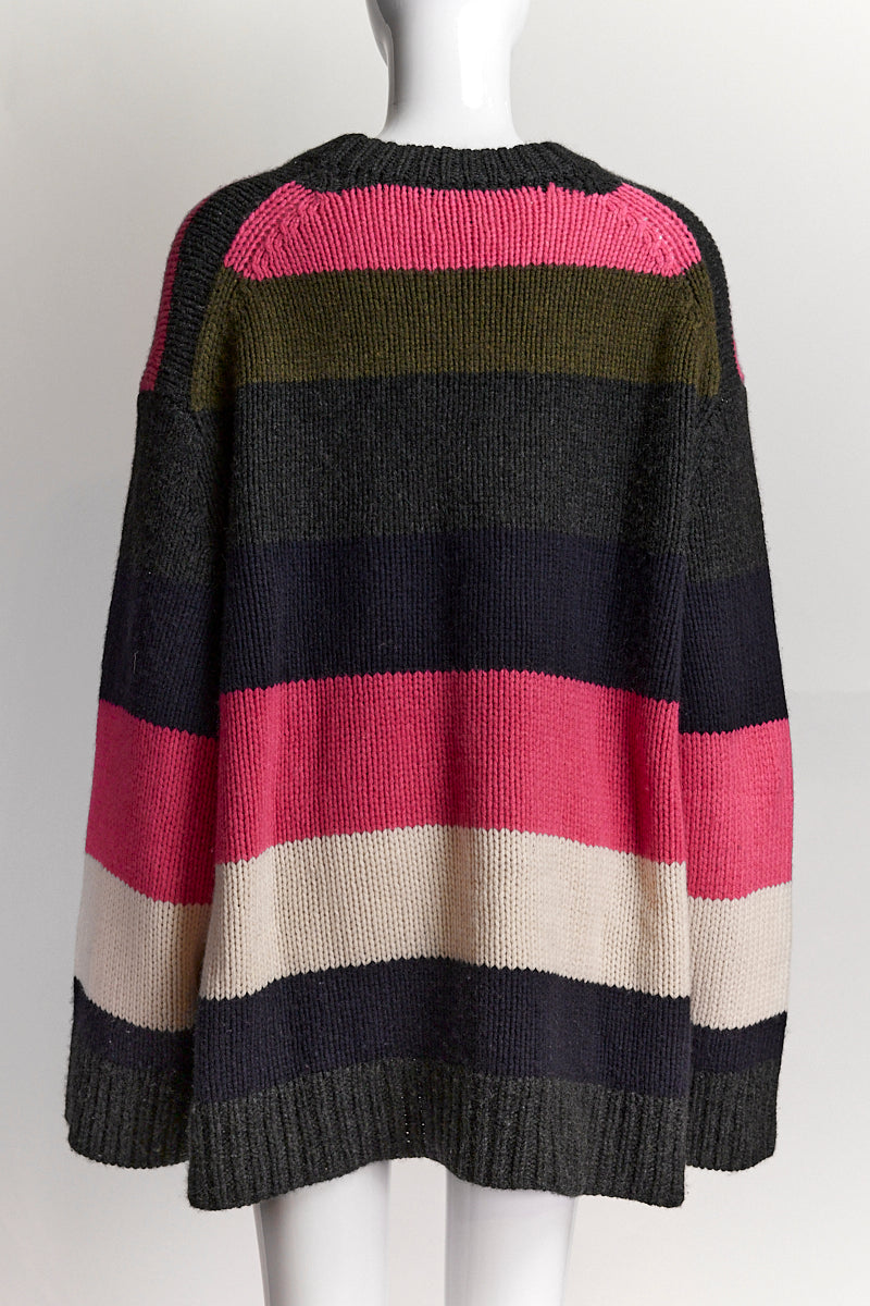 Khaite Cashmere Striped Sweater M