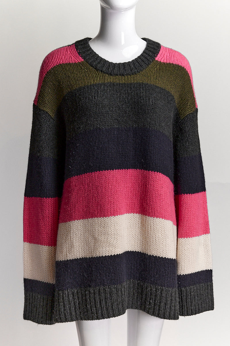 Khaite Cashmere Striped Sweater M