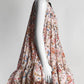 LANVIN Grosgrain-trimmed Ruffled Floral-print Mini Dress In Pink 1