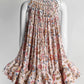 LANVIN Grosgrain-trimmed Ruffled Floral-print Mini Dress In Pink 1