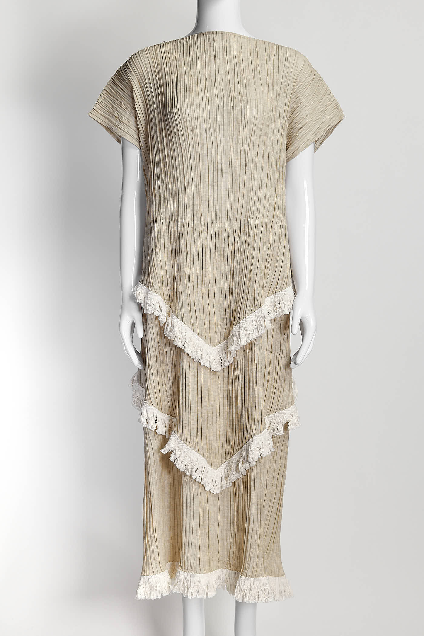 LOEWE FRINGED SHELF DRESS 2017 Collection L