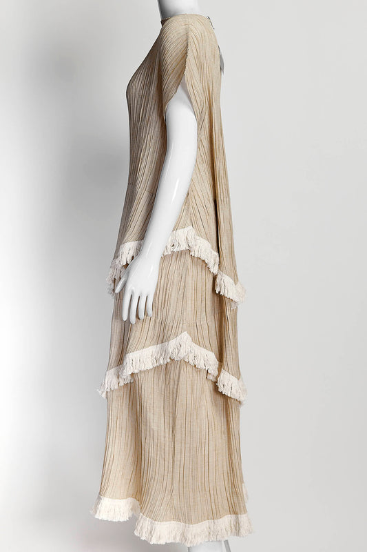 LOEWE FRINGED SHELF DRESS 2017 Collection L