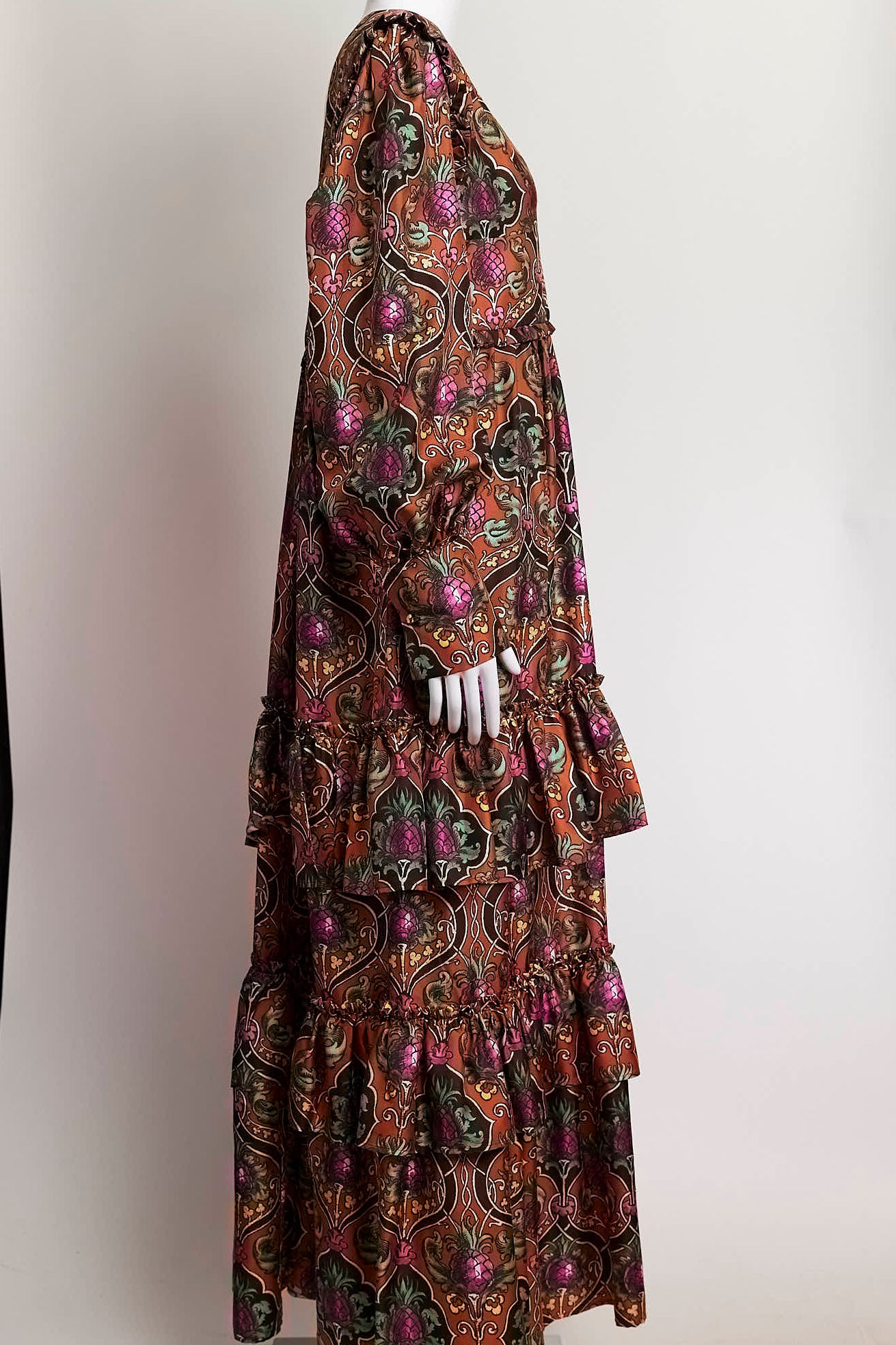 La DoubleJ Orange Pattern Dress XL