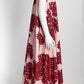 La DoubleJ Pink Monstera-print Sleeveless Dress S