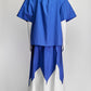 La DoubleJ Blue Top/Skirt Set S