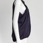 Lanvin Navy Knotted Neck Blouse 42