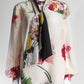 Lanvin Neck Tie Floral Blouse 38