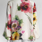 Lanvin Neck Tie Floral Blouse 38