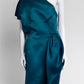 Lanvin Silk Turquoise Dress 40