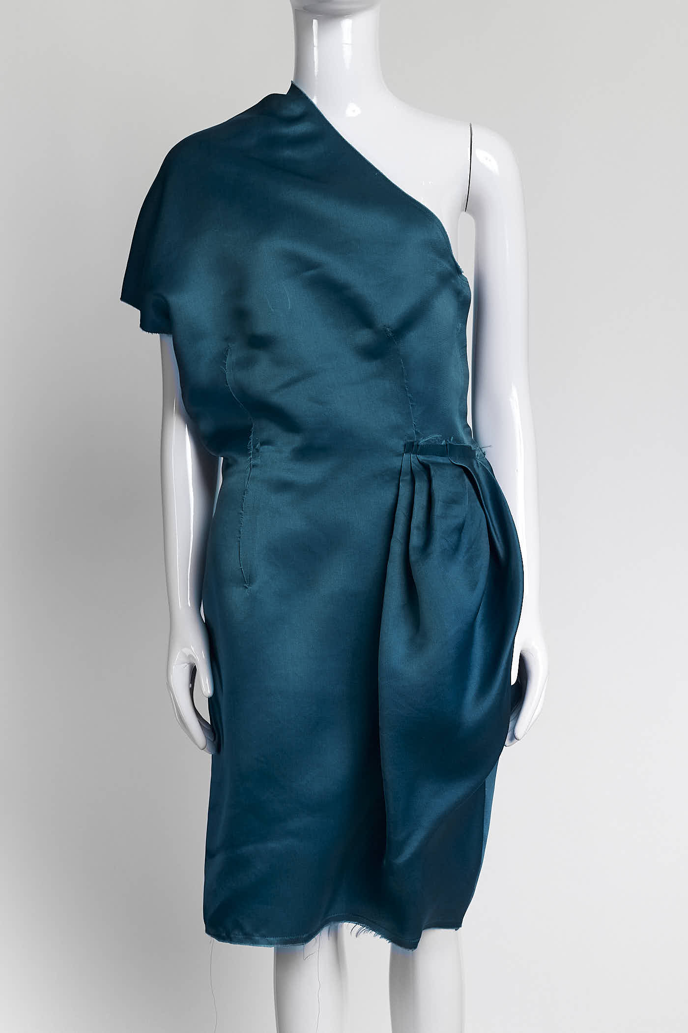 Lanvin Silk Turquoise Dress 40
