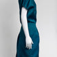 Lanvin Silk Turquoise Dress 40
