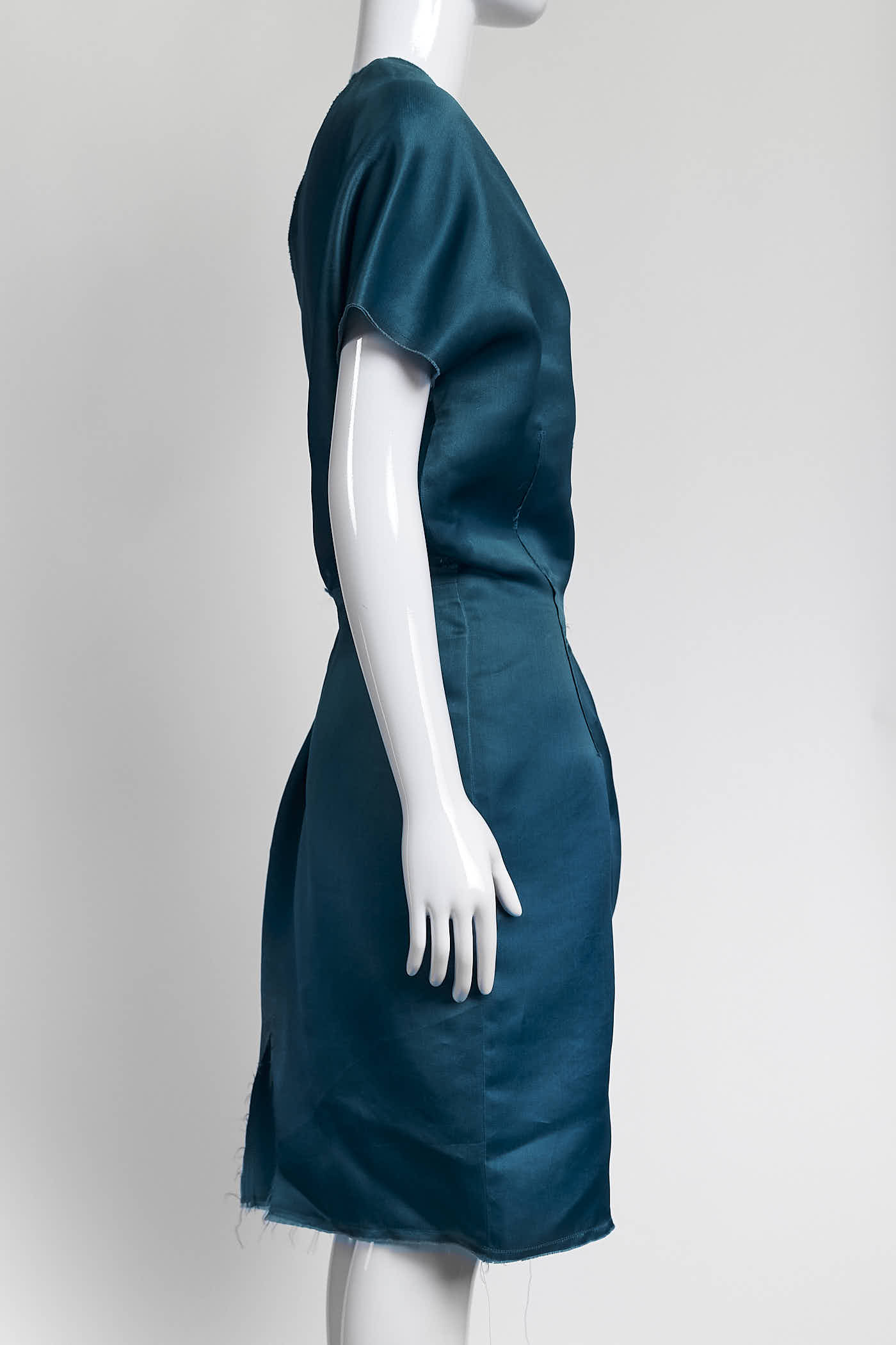 Lanvin Silk Turquoise Dress 40