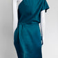 Lanvin Silk Turquoise Dress 40