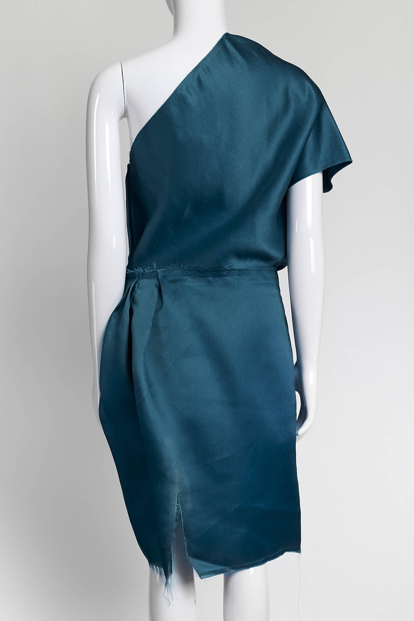 Lanvin Silk Turquoise Dress 40