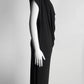 Lanvin black sleeveless dress 36