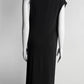 Lanvin black sleeveless dress 36