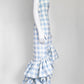 Leal Daccarett La Palma Dress in Blue Gingham US 6