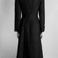 Lela Rose Black Metallic Tweed Coat 6