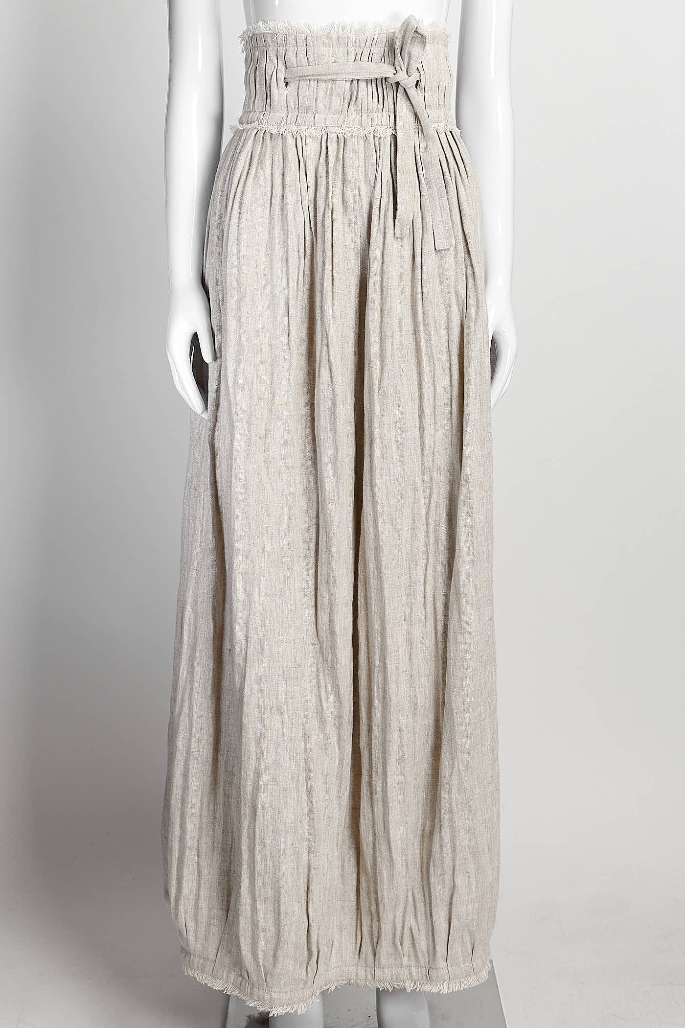 Loewe Linen Maxi Skirt M