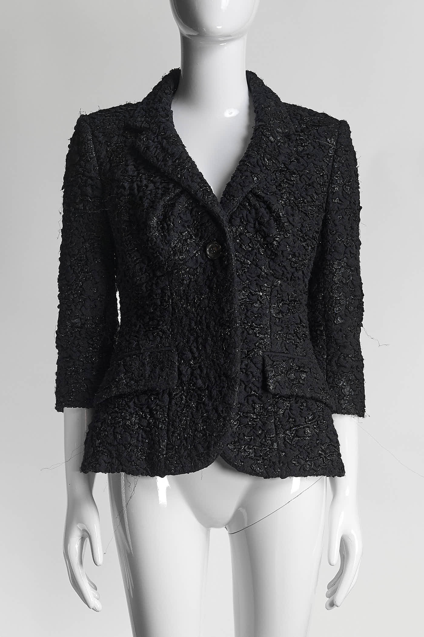 Louis Vuitton Back Glitter Brocade Jacket  40