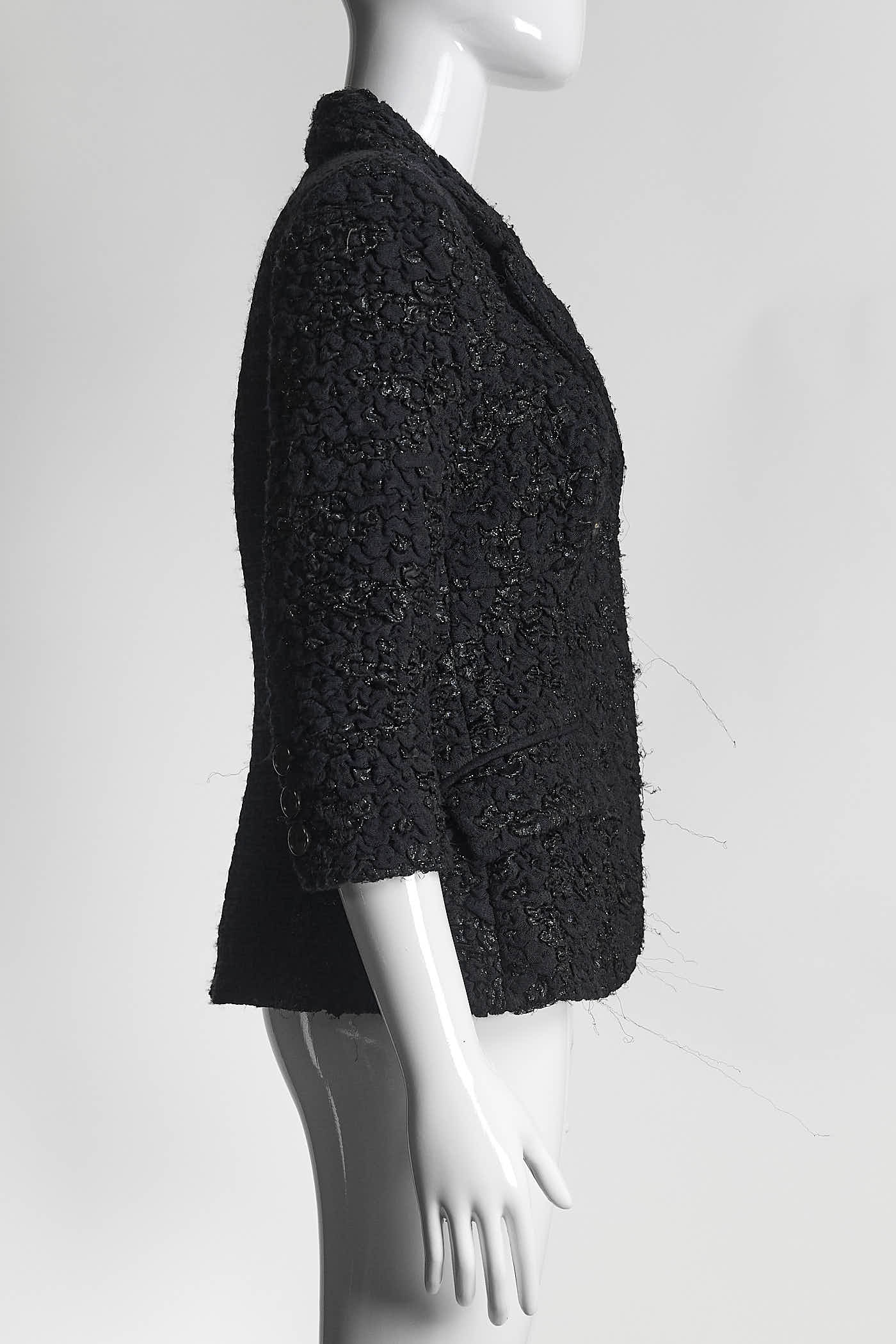 Louis Vuitton Back Glitter Brocade Jacket  40