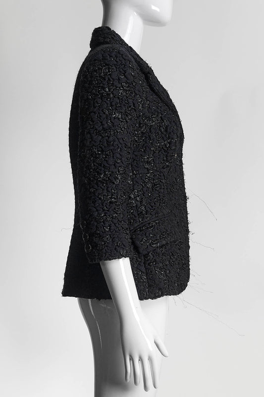 Louis Vuitton Back Glitter Brocade Jacket  40