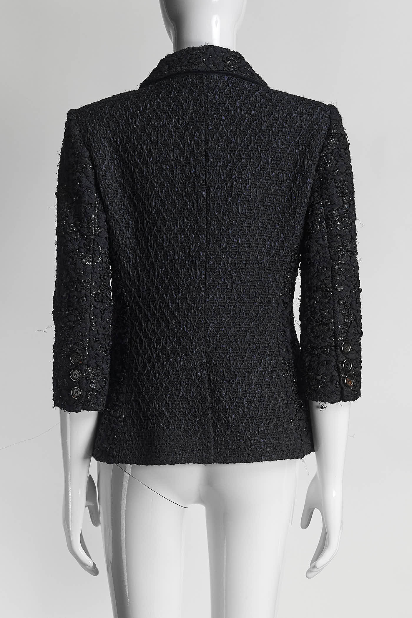 Louis Vuitton Back Glitter Brocade Jacket  40