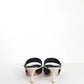 Louis Vuitton Black Mule with Silver Toe 38.5
