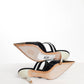 Louis Vuitton Black Mule with Silver Toe 38.5