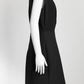 Louis Vuitton Black Sleeveless Button Detail Dress 38