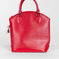 Louis Vuitton Red Epi Leather Lockit Bag