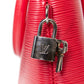 Louis Vuitton Red Epi Leather Lockit Bag