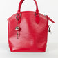 Louis Vuitton Red Epi Leather Lockit Bag