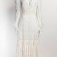 Love Shack Fancy White Eyelet Long Dress 0