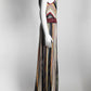 MISSONI One-shoulder Striped Metallic Crochet-knit Maxi Dress 46