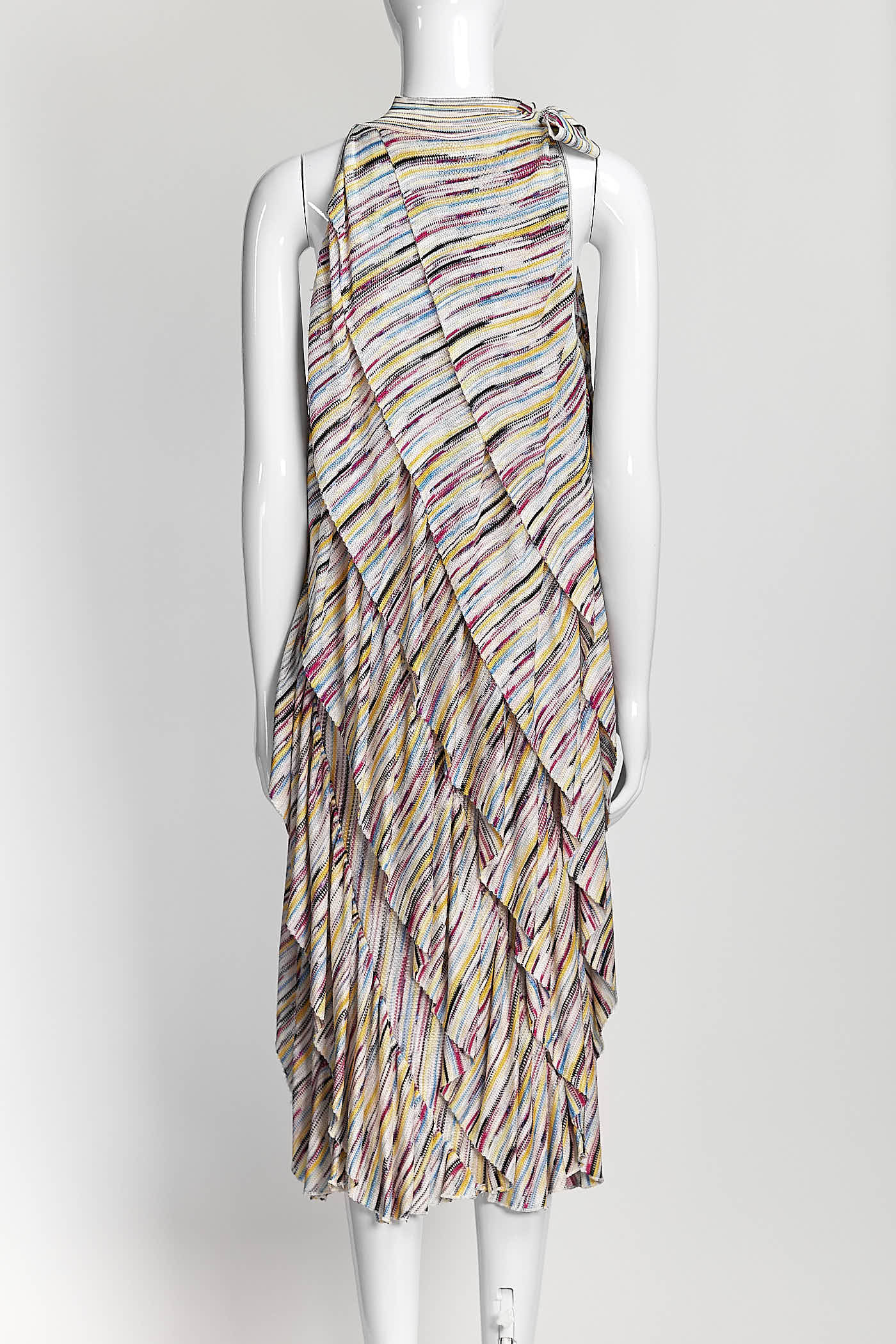 MISSONI Ruffled Space-Dyed Crochet-Knit Mini Dress 48