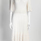 M Missoni Cream Kint Short-sleeved Dress 42