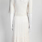 M Missoni Cream Kint Short-sleeved Dress 42